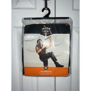 Hyde & Eek! 80s Rocker Costume Adult One‑Size Black Mesh Rock Star Halloween NEW